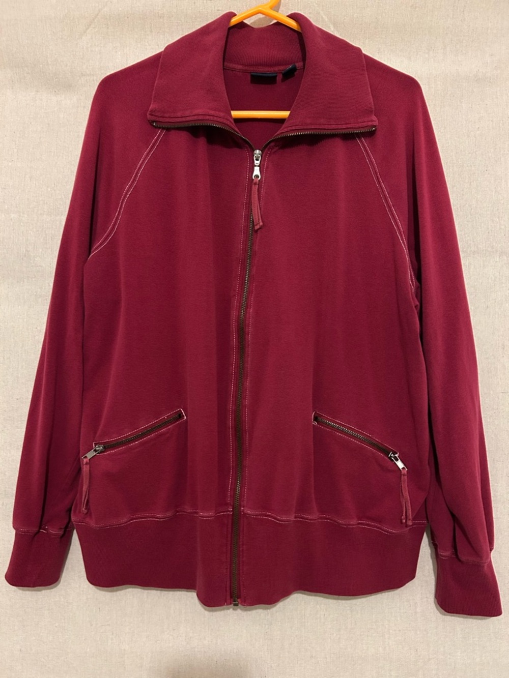 Westbound Women's Burgundy Zip-Front Jacket